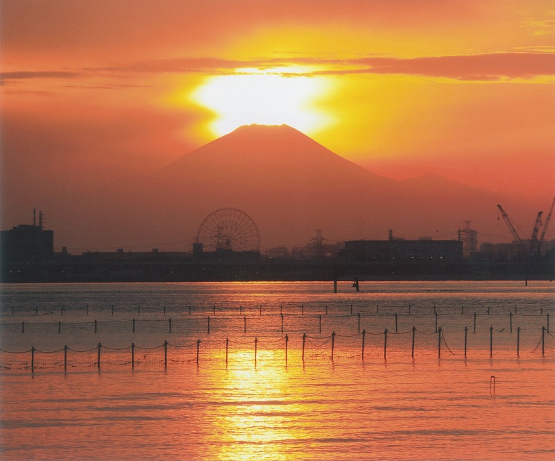 三番瀬からの富士山