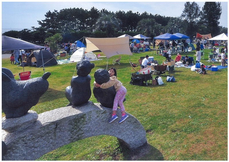 ＢＢＱ広場で遊ぶ
