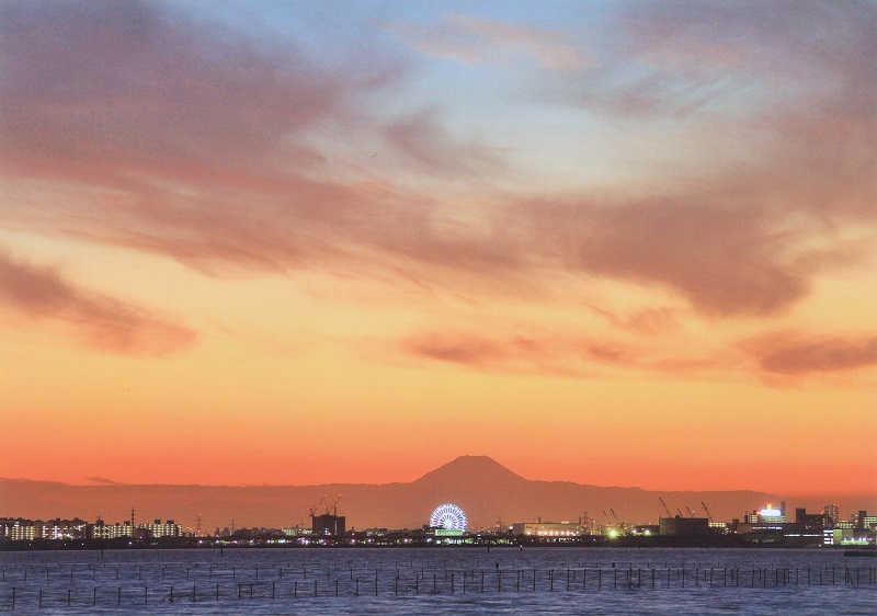 三番瀬夕景
