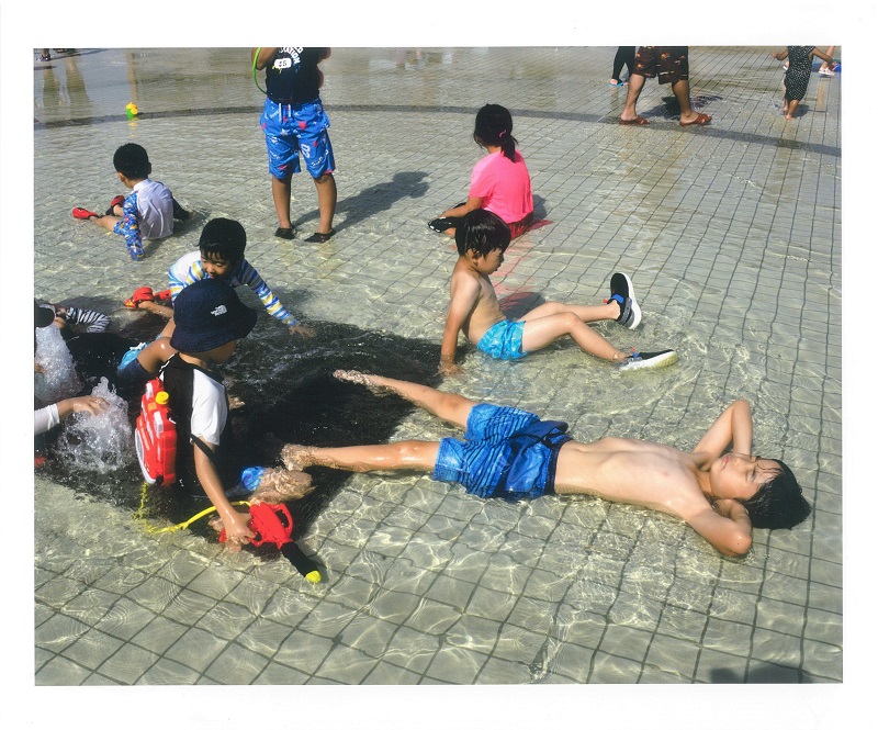 楽しい水遊び
