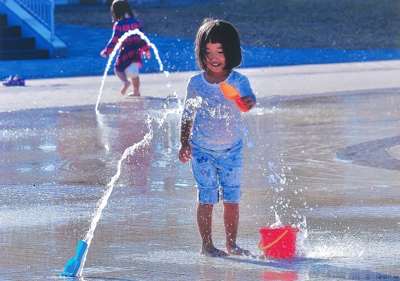 水遊び