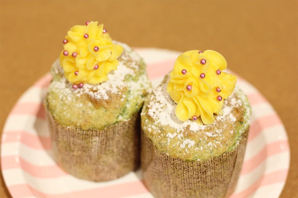 ふなばしを食べつくそう・オンライン「簡単ふわもこグリーンケーキ」