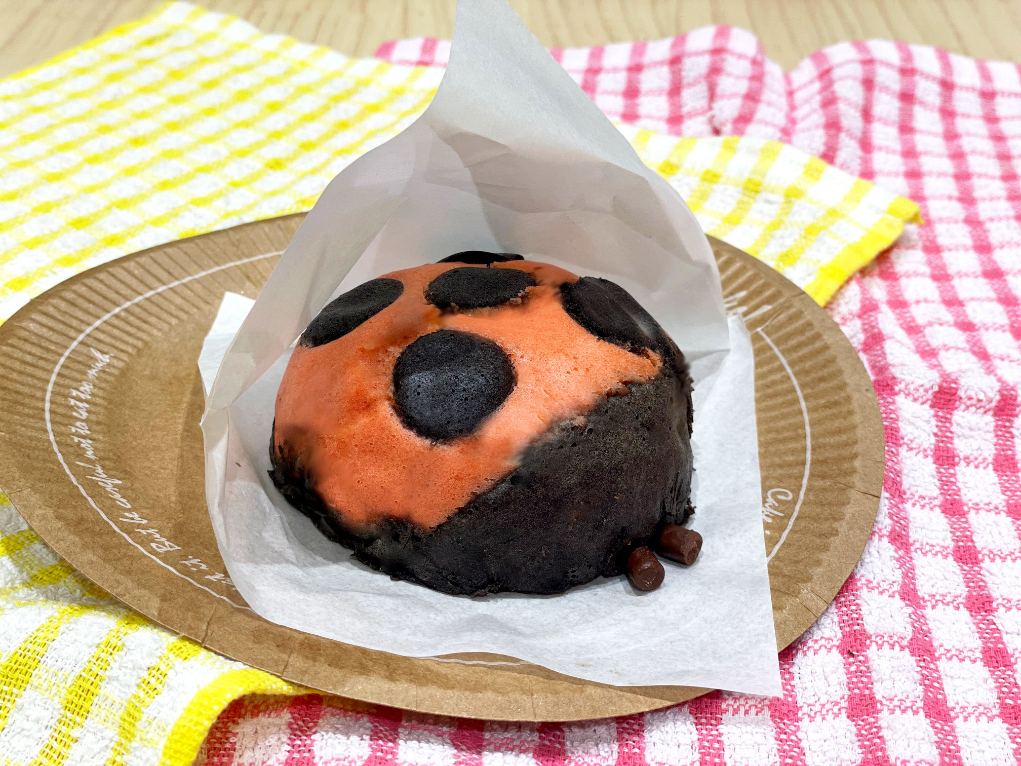 おかしなお菓子作り・ホワイトデー「テントウ蒸しまん」