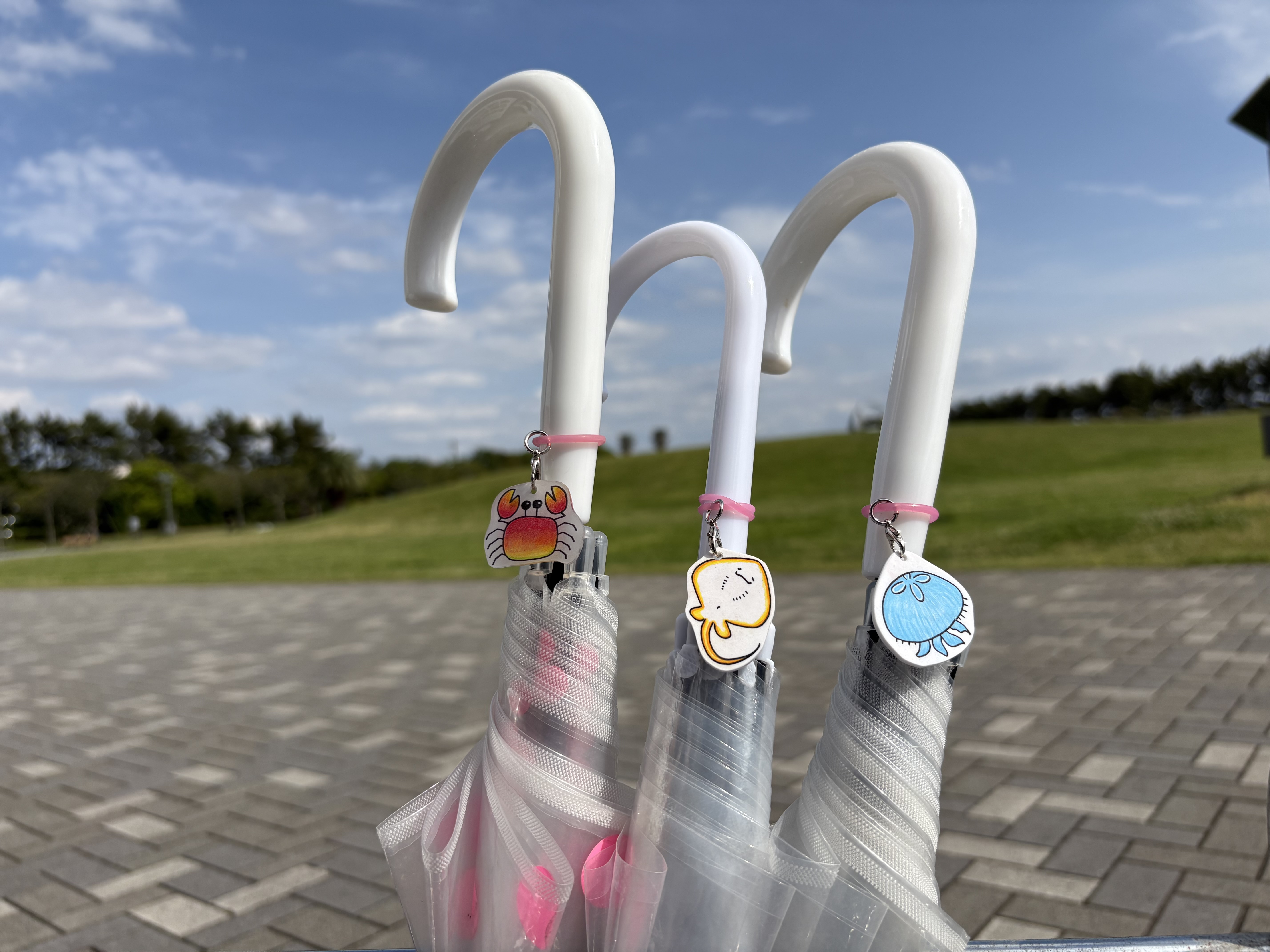 ちびっこ集まれ！ かんたんアート「アンブレラマーカーを作ろう」