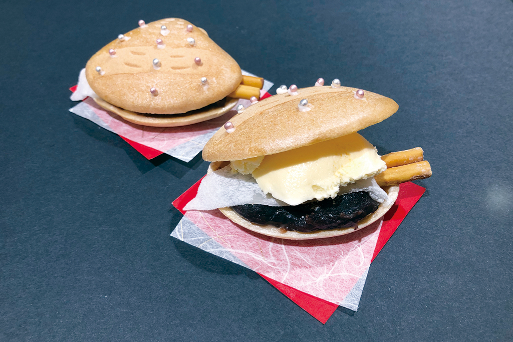 環境フェア キッチン「二枚貝アイスもなか」
