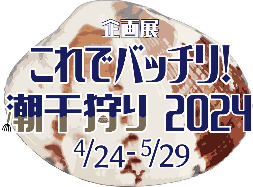 企画展「これでバッチリ！ 潮干狩り2024」