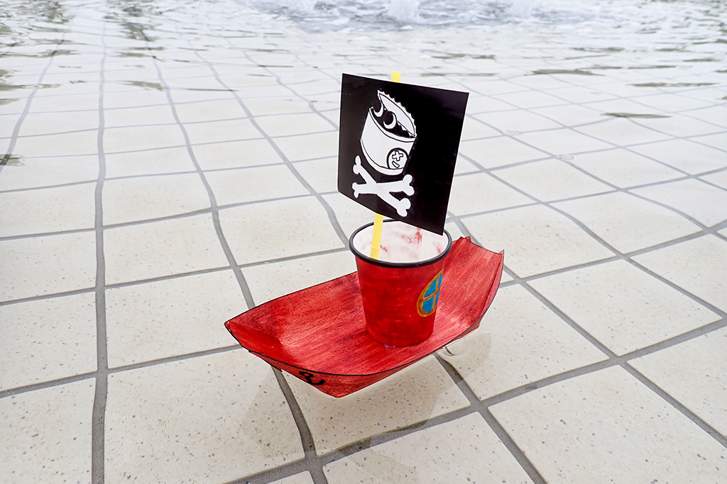特別展関連WS「進め!ミニ海賊船作り」